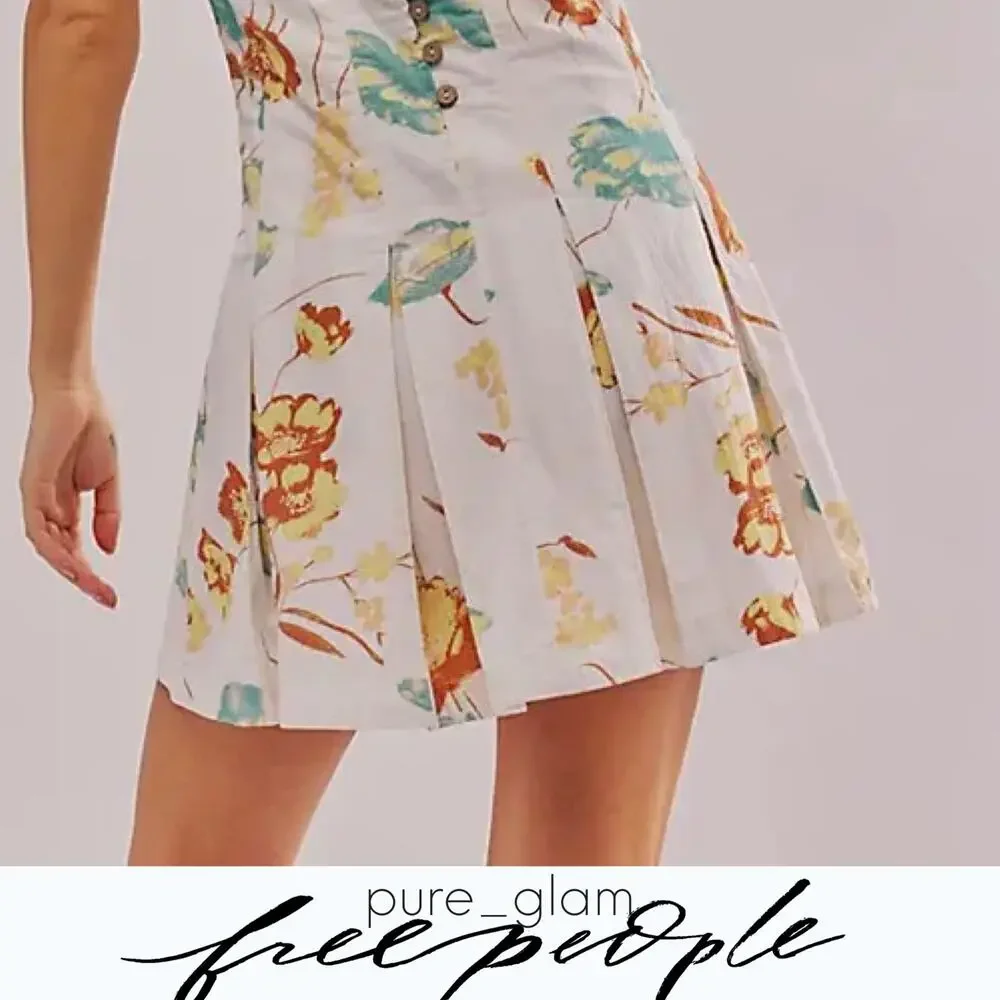 Free People floral mini dress